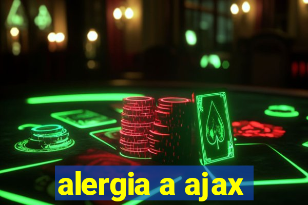 alergia a ajax